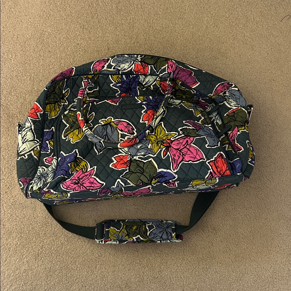 Floral Quilted Vera Bradley  Bag